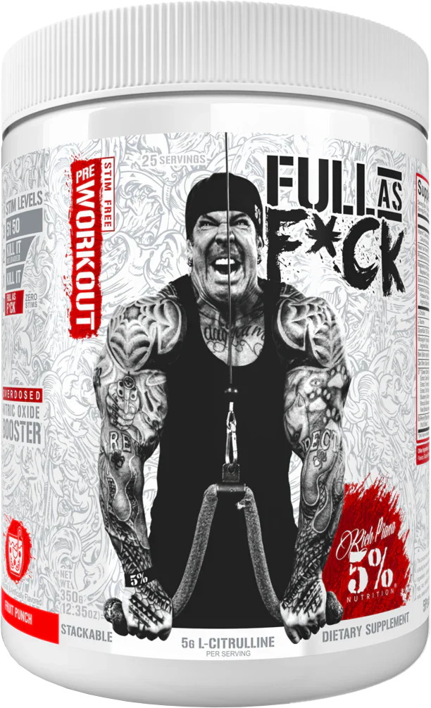 5% Nutrition Full As F*ck - 375 g Fruit Punch