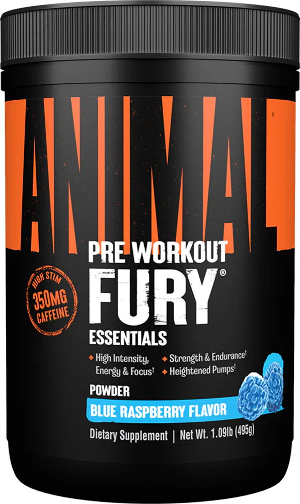 Animal Fury - 30 servings Blue Raspberry