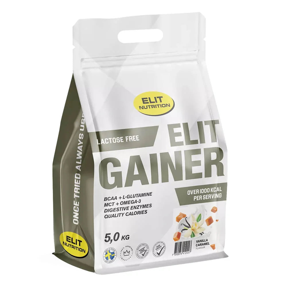 ELIT GAINER - Lactose free, 5000 g, Vanilla Caramel