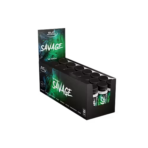 21 x Savage PWO Shot, 60 ml, Bubblegum
