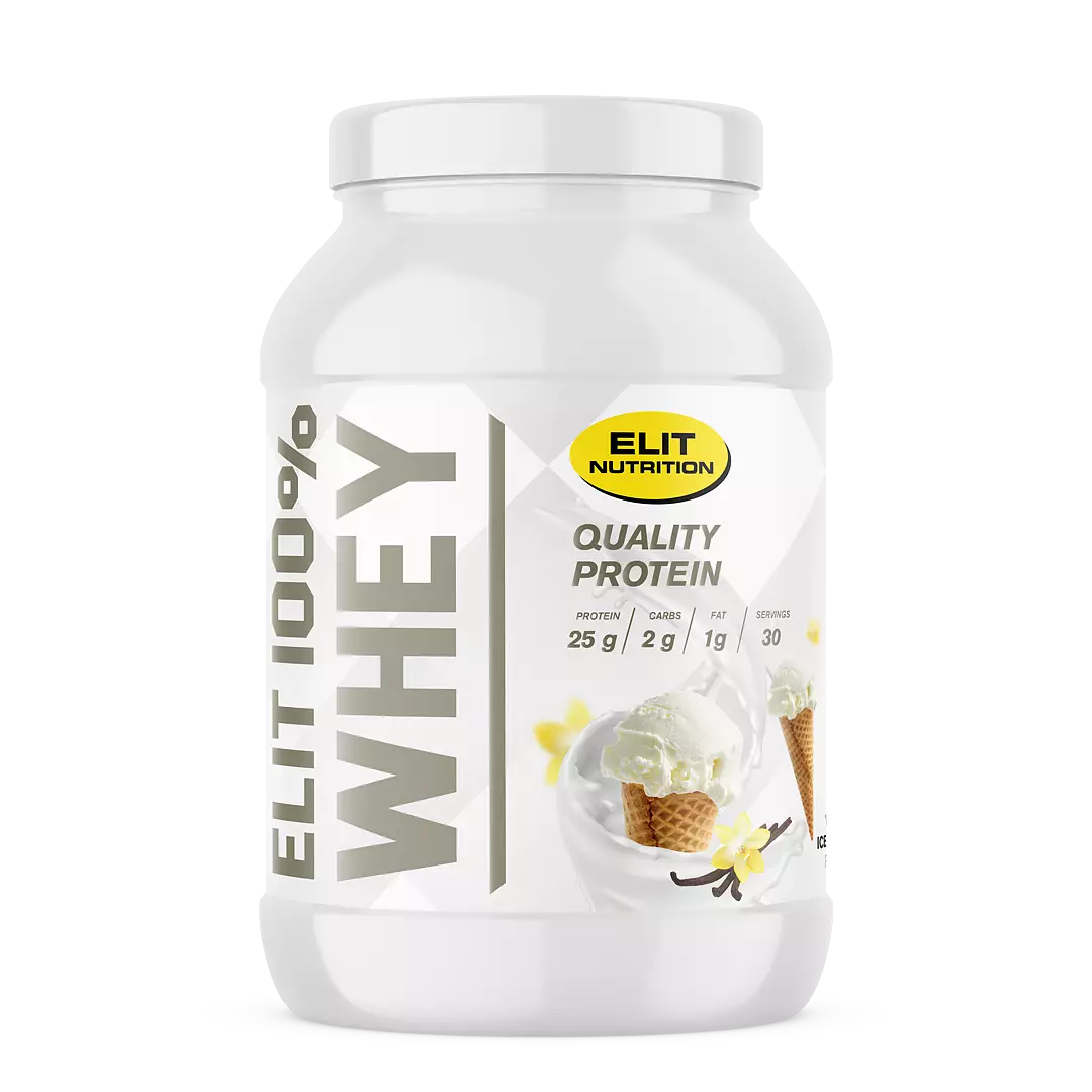 ELIT 100% Whey, 2000 g, Vanilla Ice Cream - Laktosfri