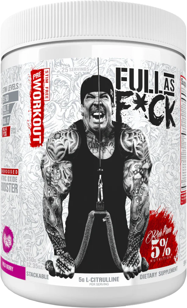 5% Nutrition Full As F*ck - 375 g Wild Berry