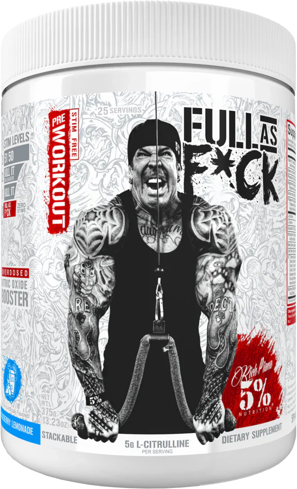 5% Nutrition Full As F*ck - 375 g Blueberry Lemonade