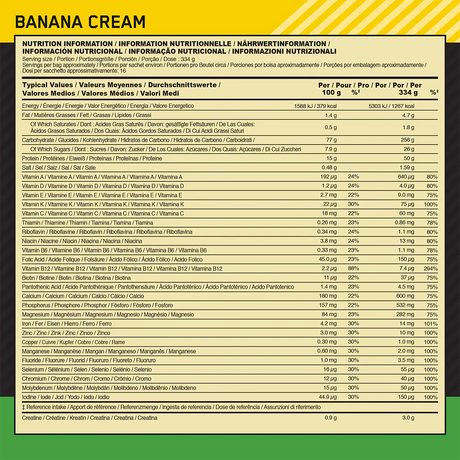 Optimum Nutrition Serious Mass - 5450 g Banana