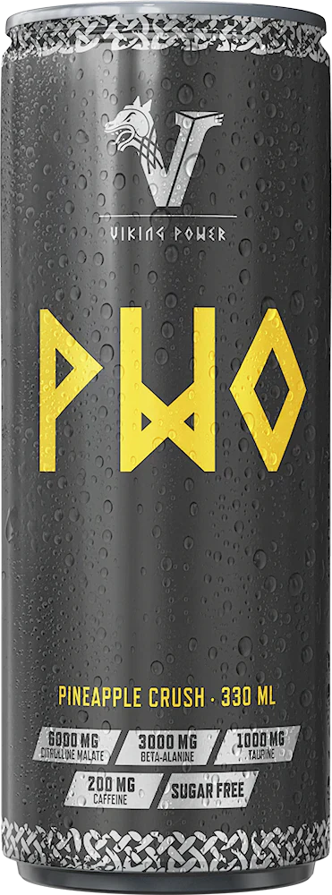 Viking Power PWO Energy Drink - 24 x 330 ml Pineapple