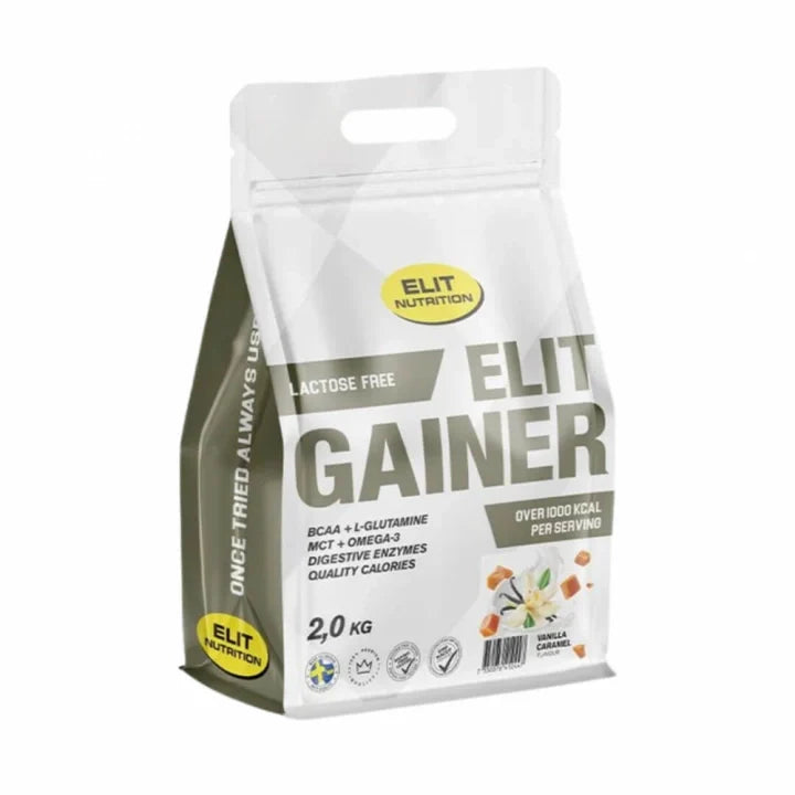 ELIT GAINER - Lactose free, 2000 g, Vanilla Caramel