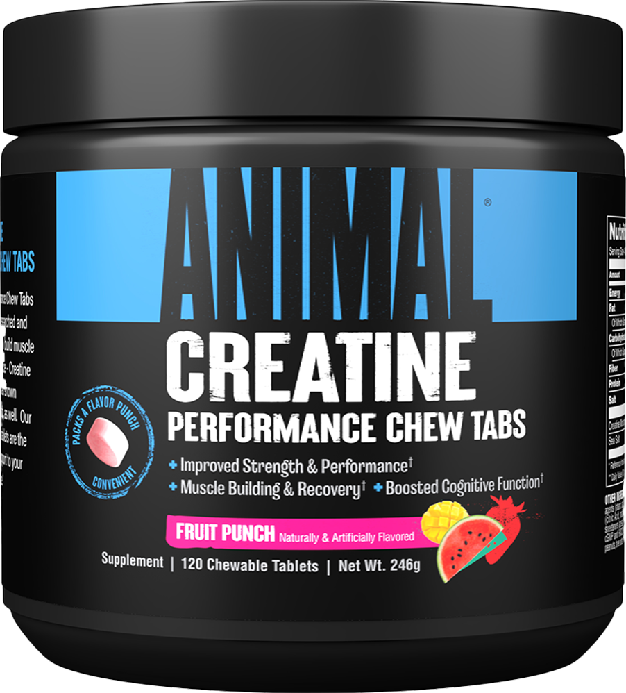Animal Creatine Chews - 120 tabs Fruit Punch