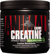 Animal Creatine Chews - 120 tabs Green Apple