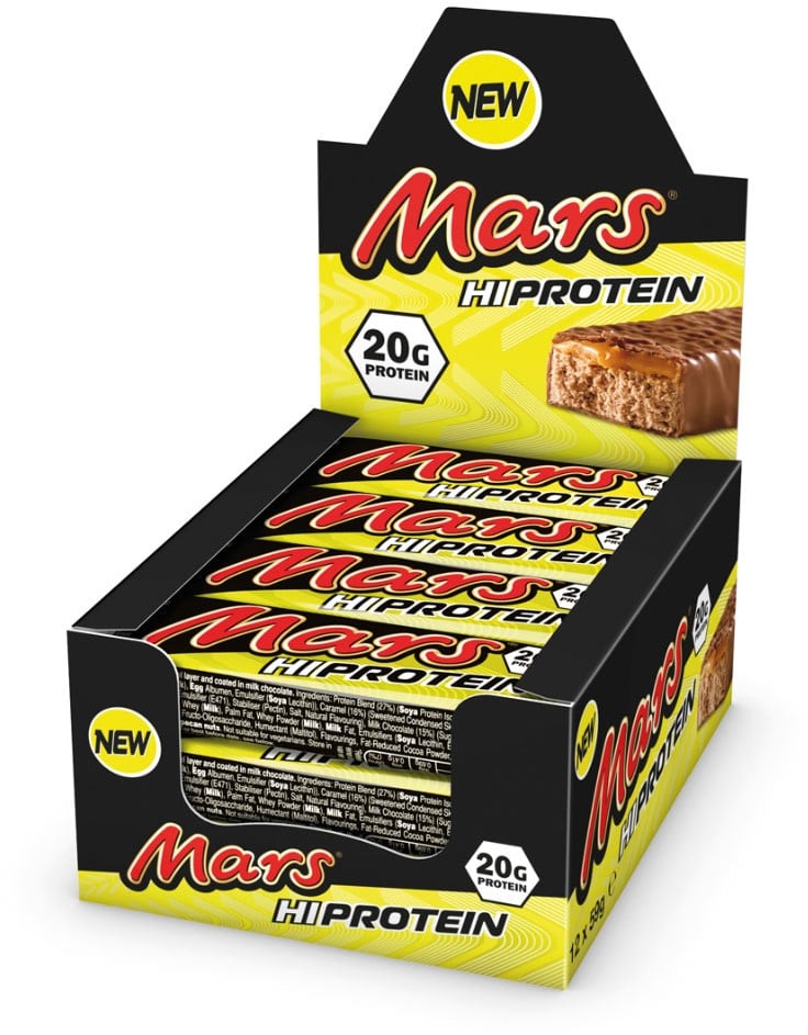 Mars HiProtein Bar - 12 x 59 g - Chocolate & Caramel