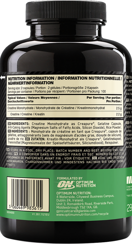 Optimum Nutrition Creatine - 200 caps