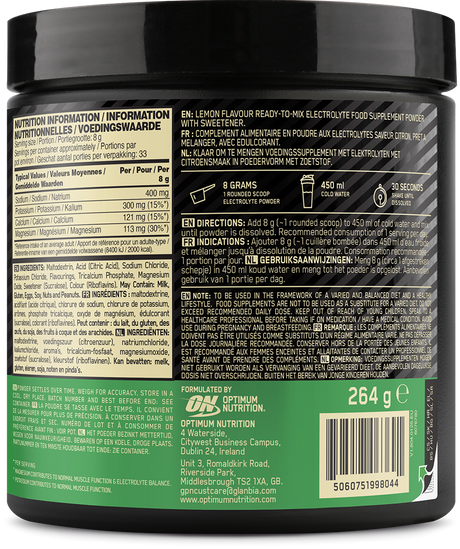 Optimum Nutrition Electrolyte Powder - 264 g Forest Berries