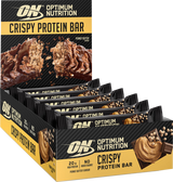 Optimum Nutrition Protein Crisp Bar - 10 x 65 g - Peanut Butter