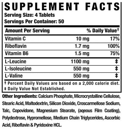 RCSS BCAA-XS - 200 caps