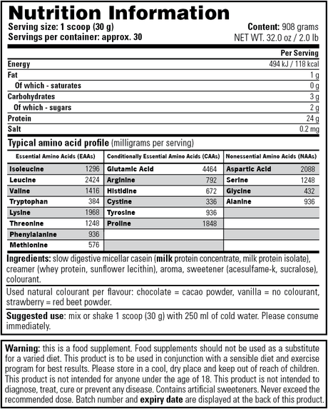 Stacker2 100% Casein - 908 g