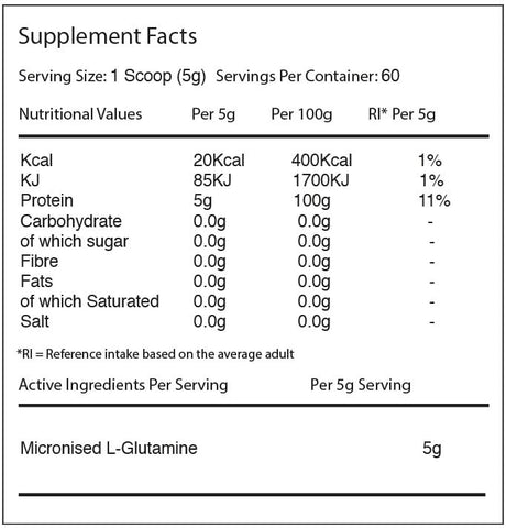 Warrior Glutamine - 300 g