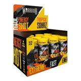 Warrior Rage Energy Shots - 12 x 60 ml Tropical Sourz